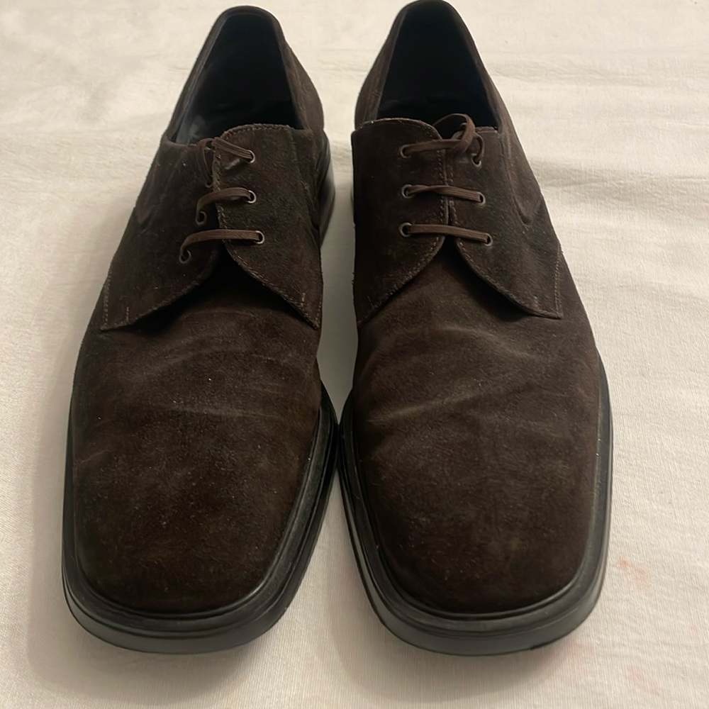 Brown Ferragamo Dress Shoes